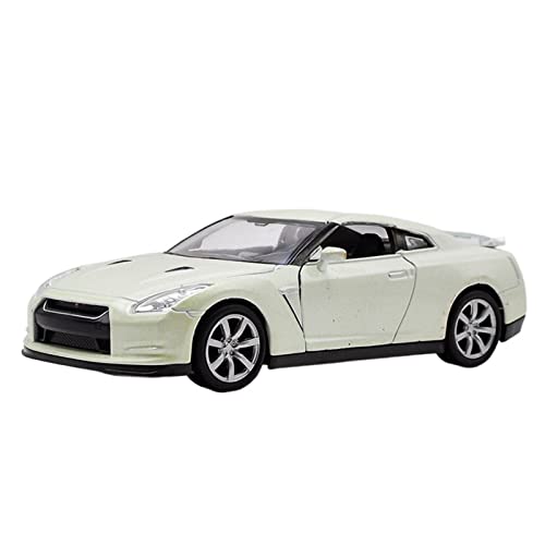 Für Nissan GTR Legierung Sportwagen Modell Druckguss Metall Spielzeugauto Pull-Back-Simulation 1 36 von XIYUEYING