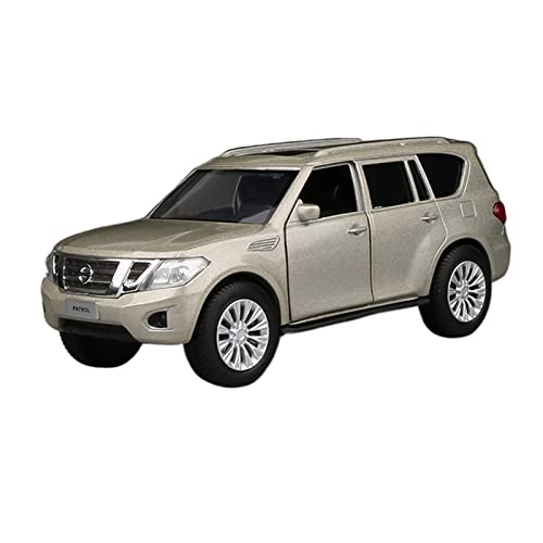 Für Nissan Patrol Druckguss Metall Geländewagen Simulation Auto Modell Spielzeug 1 36(2) von XIYUEYING