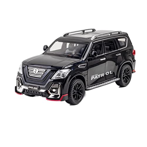 Für Nissan SUV Automodell Mit Sound Und Licht 6 Tür Offenes SUV Kinderspielzeugauto 1 24(2) von XIYUEYING