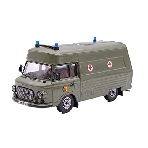 Für SMH3 NVA 1985 IST170T Krankenwagen Diecast Modelle Auto Spielzeug Geschenk Grün 1 43 von XIYUEYING