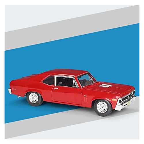 Für Scale Chevrolet 1970 Nova SS Vintage Coupe Alloy Car Model Collection Ornament 1 18(2) von XIYUEYING