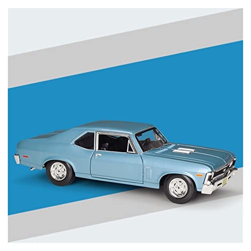 Für Scale Chevrolet 1970 Nova SS Vintage Coupe Alloy Car Model Collection Ornament 1 18(Taglia unica) von XIYUEYING