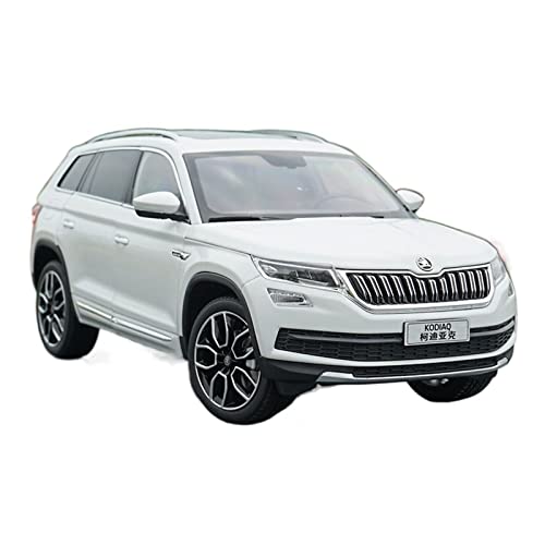 Für Skoda KODIAQ SUV Alloy Die Cast Metal Car Model Collection Ornament 1 18(Taglia unica) von XIYUEYING