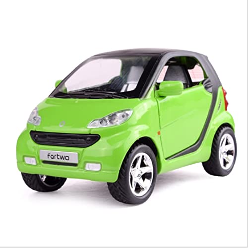 Für Smart Automodell Pull-Back-Legierung Kinderspielzeug Rosa Auto 1:32(2) von XIYUEYING