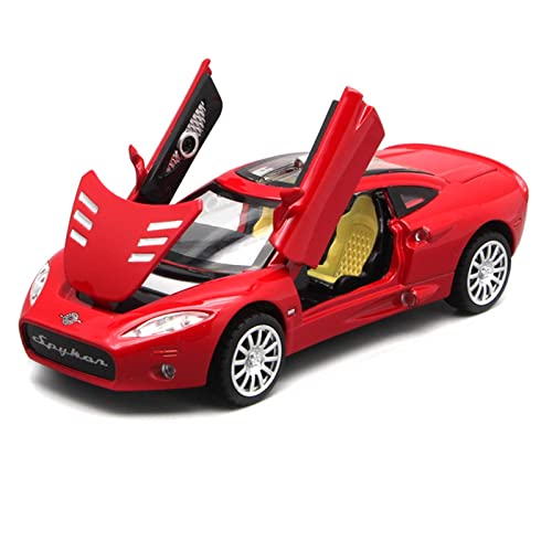 Für Spyker C8-Legierung klassisches Druckguss-Metallspielzeugauto-Modellsimulation Tonlicht-Spielzeugauto 1 32(4) von XIYUEYING