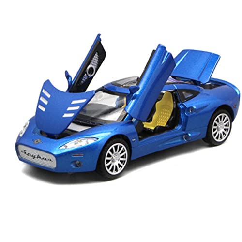 Für Spyker C8-Legierung klassisches Druckguss-Metallspielzeugauto-Modellsimulation Tonlicht-Spielzeugauto 1 32(Taglia unica) von XIYUEYING