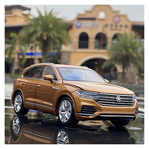 Für Touareg SUV Legierung Automodell Lenkstoßdämpfer Sound Und Licht Spielzeugauto Geschenk 1 32(2) von XIYUEYING