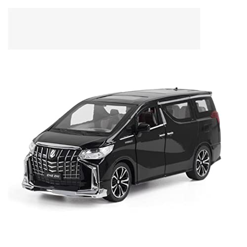 Für Toyota Alphard Druckguss Spielzeug Kombi Modell Junge Kinder Spielzeug Geschenk 1 24(Taglia unica) von XIYUEYING