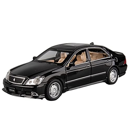Für Toyota Krone Legierung Metall Fahrzeug Automobil Modellsimulation akusto-optisches Modell 1 32(Schwarz) von XIYUEYING