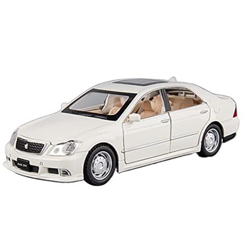 Für Toyota Krone Legierung Metall Fahrzeug Automobil Modellsimulation akusto-optisches Modell 1 32(White) von XIYUEYING
