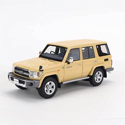 Für Toyota Land Cruiser 76 30th Anniversary Edition Resin Car Model Ornament 1 43(4) von XIYUEYING
