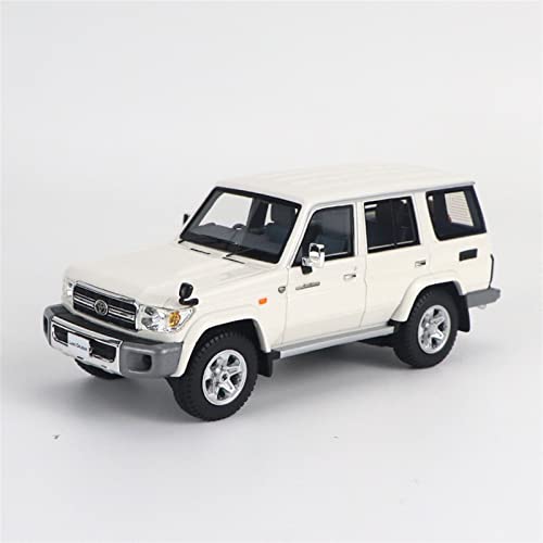 Für Toyota Land Cruiser 76 30th Anniversary Edition Resin Car Model Ornament 1 43(Taglia unica) von XIYUEYING