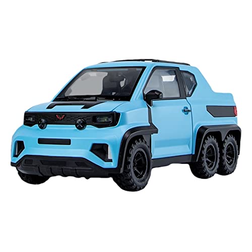 Für Wuling MINIEV6X6 Pickup Legierung Automodell Simulation Metall Auto Sound Und Licht Pull Back Auto 1 18(3) von XIYUEYING