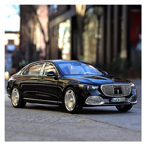 Maßstab 1 18 Mercedes-Benz S-Klasse S680 Simulationslegierungsfertiges, großes Automodell-Sammelfahrzeug(Schwarz) von XIYUEYING