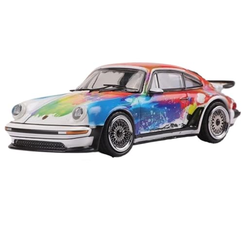Maßstabsgetreues Modell 1:64 Für Porsche 911 Carrera Künstlerische Malerei Simulation Legierung Auto Ornament Modell Geeignet Als Geschenke Miniaturmodelle von XIYUEYING