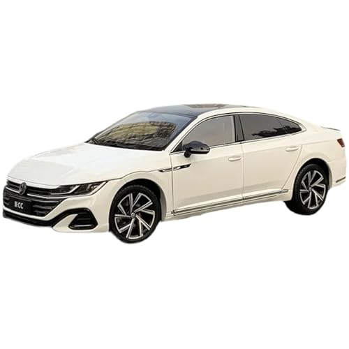 XIYUEYING 1 18 for FAW-Volkswagen Original Neue Cc Modell 2021 Cc Modell Legierung Simulation Auto Modell Kits(White) von XIYUEYING