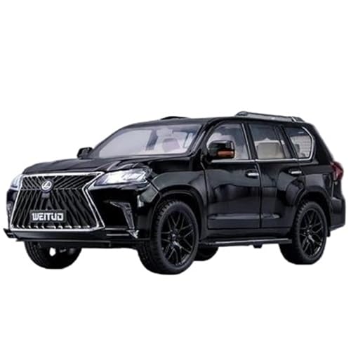 XIYUEYING 1 18 for LX570 SUV Legierung Hohe Simulation Auto Modell Kits Auto Spielzeug for Kinder Sammlung Replik(Schwarz) von XIYUEYING