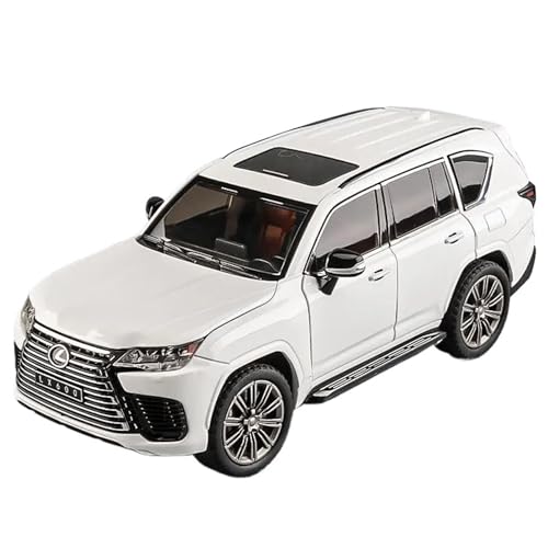 XIYUEYING 1 24 for LX600 SUV Simulation Legierung Druckguss Prozess Auto Modell Erwachsene Spielzeug Sammlung Replik(White) von XIYUEYING