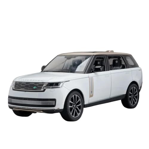 XIYUEYING 1 24 for ‌Land Rover Range Rover SV 2022 Automodellbausätze Hochsimulationsfahrzeug Geschenke Spielzeug(White) von XIYUEYING