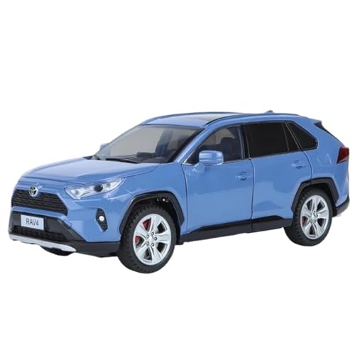 XIYUEYING 1 24 for Toyotas RAV4 SUV Legierung Hohe Simulation Auto Modell Kits Auto Spielzeug for Kinder Sammlung Replik(Blau) von XIYUEYING