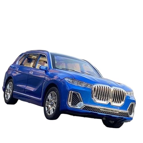 XIYUEYING 1 24 for X7 SUV Legierung Hohe Simulation Auto Modell Kits Auto Spielzeug for Kinder Sammlung Replik(Blau) von XIYUEYING