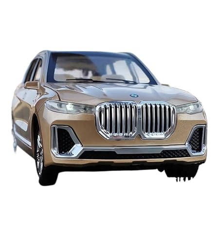 XIYUEYING 1 24 for X7 SUV Legierung Hohe Simulation Auto Modell Kits Auto Spielzeug for Kinder Sammlung Replik(Brown) von XIYUEYING