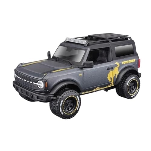 XIYUEYING 1 24 for neu auf den Markt gebrachte Ford Bronco 2021 Automodellbausätze, hochsimuliertes Fahrzeug for Jungen, Spielzeug(Schwarz) von XIYUEYING