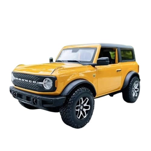 XIYUEYING 1 24 for neu auf den Markt gebrachte Ford Bronco 2021 Automodellbausätze, hochsimuliertes Fahrzeug for Jungen, Spielzeug(Yellow) von XIYUEYING