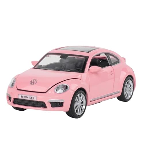 XIYUEYING 1 32 for Käfer Spielzeug Auto Modell Kits Hohe Simulation Fahrzeug for Jungen Urlaub Geschenke Spielzeug(Rosa) von XIYUEYING