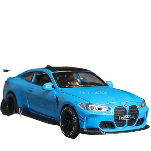 XIYUEYING 1 32 for M4 Sportwagen Modellbausätze Hohe Simulation Fahrzeug for Jungen Mädchen Spielzeug(Chrom) von XIYUEYING