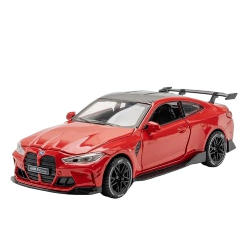 XIYUEYING 1 32 for M4 Sportwagen Modellbausätze Hohe Simulation Fahrzeug for Jungen Mädchen Spielzeug(Rot) von XIYUEYING