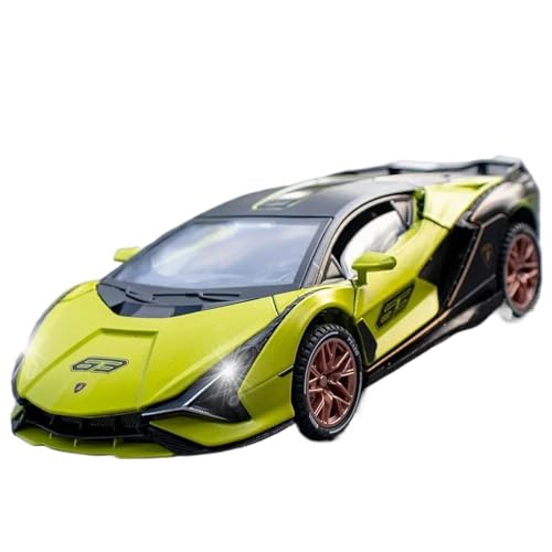 XIYUEYING 1 32 for Sian Hohe Simulation Legierung Auto Modell Spielzeug Diecast Spielzeug for Kinder Geburtstag Geschenk(Grün) von XIYUEYING