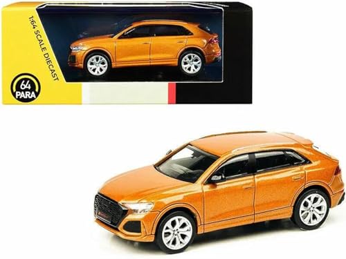 XIYUEYING 1 64 for RS Q8 Luxus Coupe SUV Automodell Hochsimulation Legierung Automodell Spielzeug for Kinder(Orange) von XIYUEYING