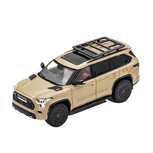 XIYUEYING 1 64 for Toyota Sequoia XK80 TRD Pro Auto Modell Kits Edition Legierung Druckguss Spielzeug Klassische Sammlung(Chrom) von XIYUEYING