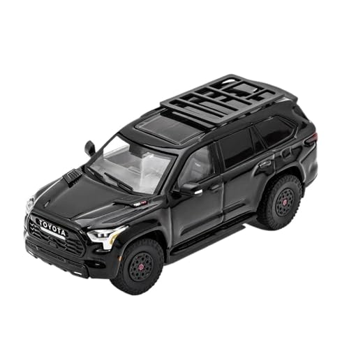 XIYUEYING 1 64 for Toyota Sequoia XK80 TRD Pro Auto Modell Kits Edition Legierung Druckguss Spielzeug Klassische Sammlung(Schwarz) von XIYUEYING