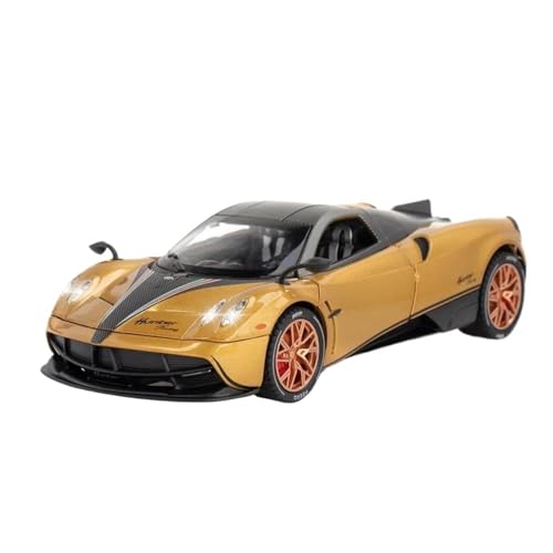 XIYUEYING 1:22 for Pagani Huayra Legierung Auto Modell Kits Hohe Simulation Fahrzeug for Jungen Urlaub Geschenke Spielzeug(Yellow) von XIYUEYING