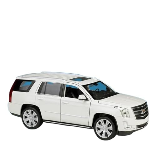 XIYUEYING 1:27 for Cadillac Escalade SUV Legierung Auto Modell Kits Auto Spielzeug for Kinder Sammlung Replik(White) von XIYUEYING
