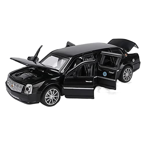 XIYUEYING Für Cadillac Alloy Presidential Luxury Simulation 6 Türlicht Pullback Spielzeugauto 1 32(Taglia unica) von XIYUEYING