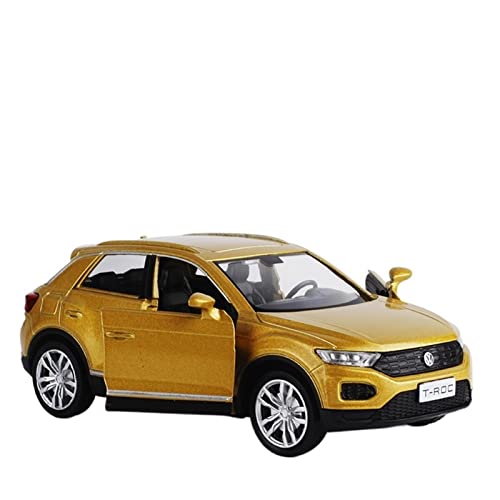 XIYUEYING Für Die T-ROC SUV-Simulation Ziehen Sie Das Spielzeugauto-Modell Souvenir Für Kinder Zurück1:36(2) von XIYUEYING