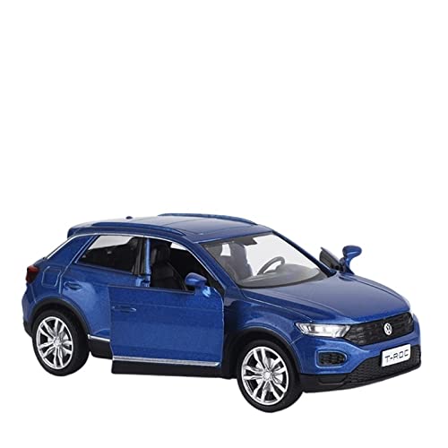 XIYUEYING Für Die T-ROC SUV-Simulation Ziehen Sie Das Spielzeugauto-Modell Souvenir Für Kinder Zurück1:36(Taglia unica) von XIYUEYING