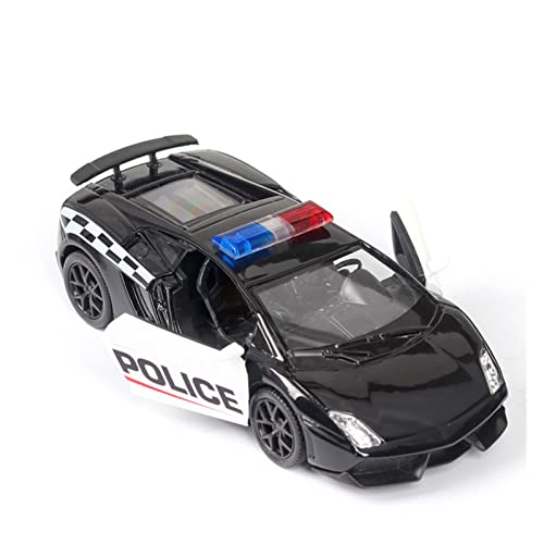 XIYUEYING Für Lamborghini Huracan LP610-4 Polizeiauto Die Casting Pull Back Model Toy Series 1 36(2) von XIYUEYING