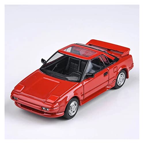 XIYUEYING Für Toyota 1985 Toyota MR2 MK1 Realistisches Rotes Legierungs-Unopenable-Spielzeugmodell 1 64(Taglia unica) von XIYUEYING