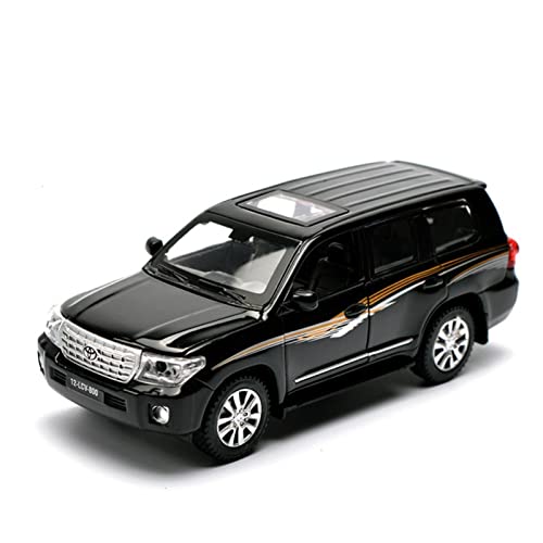 XIYUEYING Für Toyota Land Cruiser Geländewagen SUV 4 Türen Mit Leichtmetall Kinderspielzeugauto 1 32(Taglia unica) von XIYUEYING