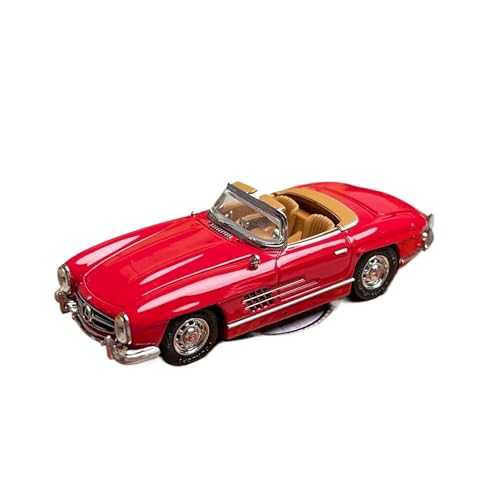 XIYUEYING Kleine Automodelle 1:64 Roter 300SL Oldtimer-Legierungsauto-Modellsammlung, Ornamente, Hobby-Spielzeugauto Für Erwachsene Miniaturmodelle(01) von XIYUEYING