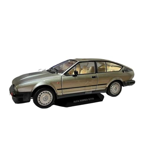 XIYUEYING Maßstabsgetreues Modell 1/18 Skala Für ALFA Romeo GTV 6 Legierung Auto Modell Statische Dekoration Geschenk Für Kinder Miniaturmodelle von XIYUEYING