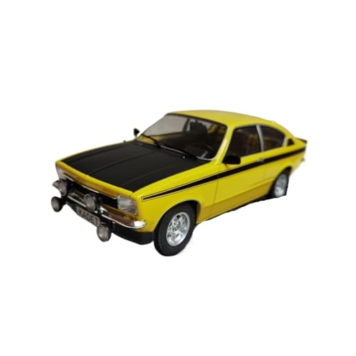 XIYUEYING Maßstabsgetreues Modell 1/18 Skala Für OPEL Kadett C Coupe Auto Modell Legierung Gelb Malerei Geschenk Für Kinder Miniaturmodelle von XIYUEYING