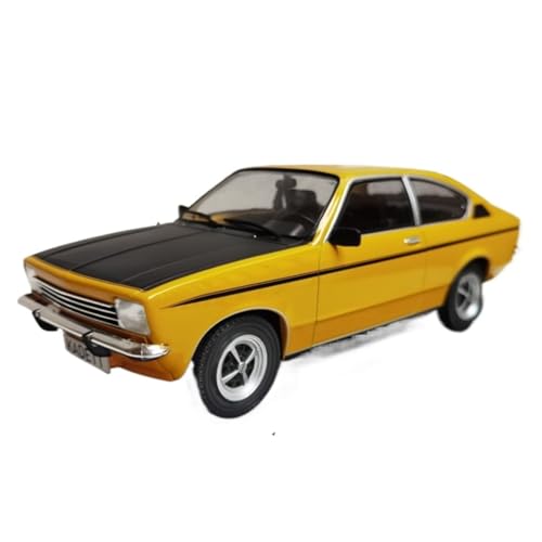 XIYUEYING Maßstabsgetreues Modell 1/18 Skala Für OPEL Kadett C Coupe Auto Modell Legierung Orange Malerei Geschenk Für Kinder Miniaturmodelle von XIYUEYING