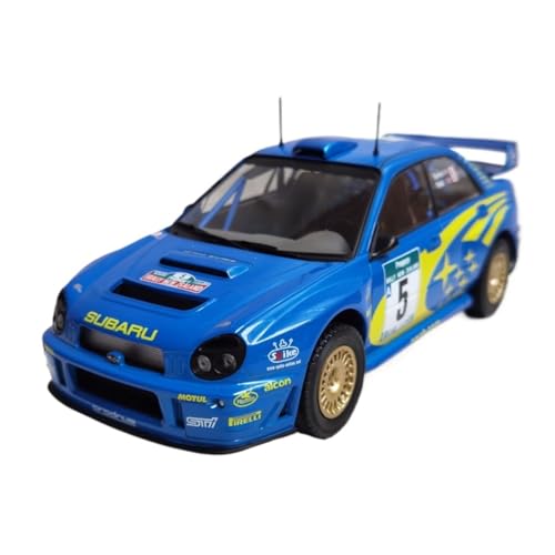 XIYUEYING Maßstabsgetreues Modell 1/18 Skala SUBANU Impreza WRC #5 Rally Auto Modell Geschenk Legierung Ornament Miniaturmodelle XIYUEYING Maßstabsgetreues Modell 1/18 Skala SUBANU Impreza WRC #5 Rally Auto Modell Geschenk Legierung Ornament Miniaturmodelle von XIYUEYING