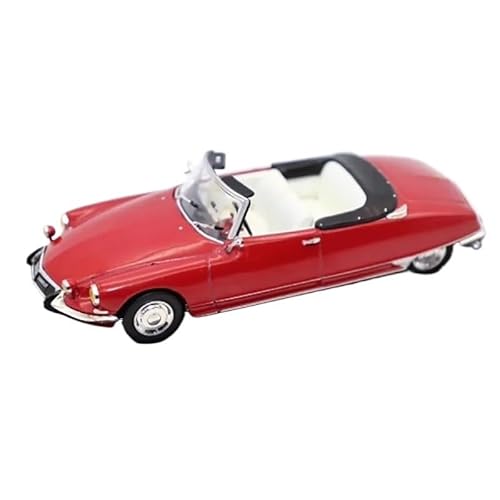 XIYUEYING Maßstabsgetreues Modell 1/43 Für Citroën DS Cabrio Legierung Auto Modelle Dekorationen Kinder Geschenke Hobbys Spielzeug Miniaturmodelle(Rot) von XIYUEYING