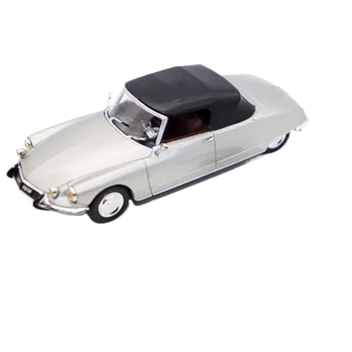 XIYUEYING Maßstabsgetreues Modell 1/43 Für Citroën DS Cabrio Legierung Auto Modelle Dekorationen Kinder Geschenke Hobbys Spielzeug Miniaturmodelle(Silber) von XIYUEYING
